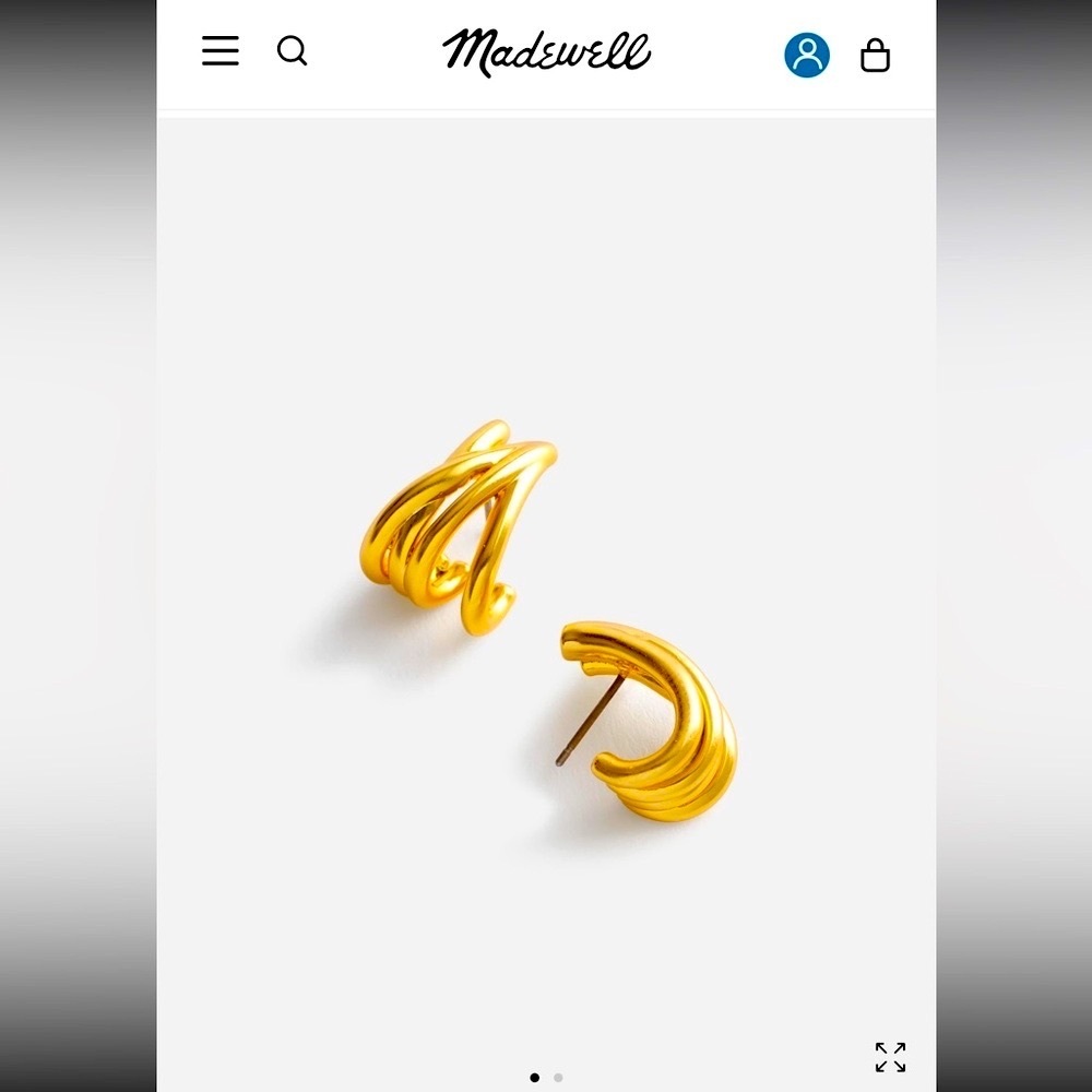 Wraparound Statement Stud Earrings By Madewell - image 1